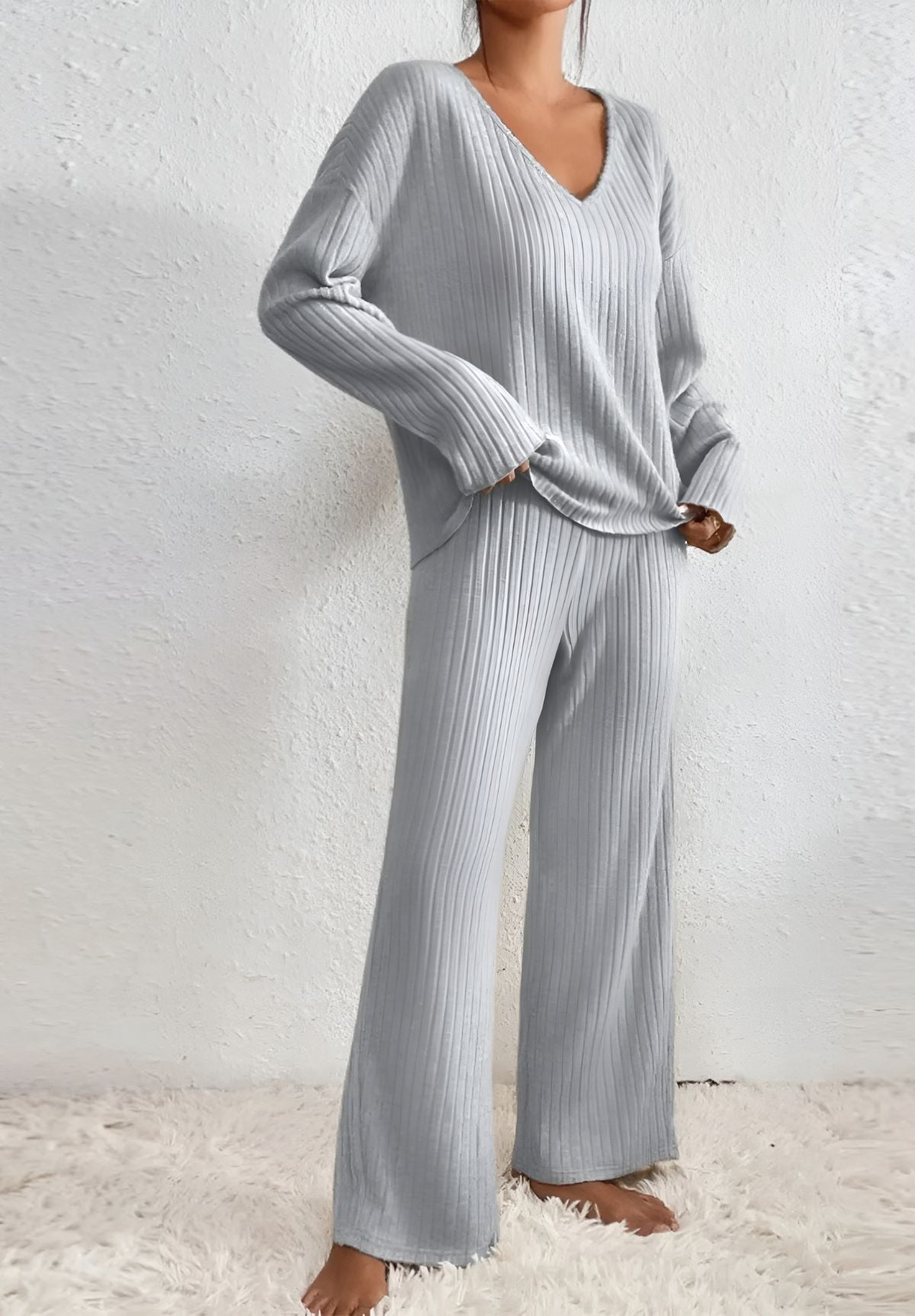 Romy™ | Tvådelad Stickad Set