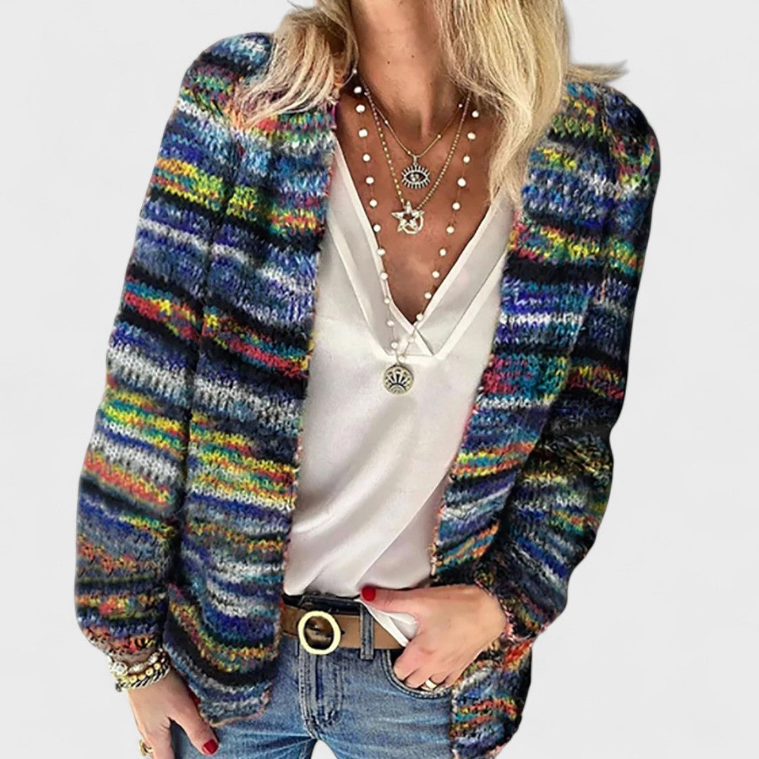 Anita™ | Mysig flerfärgad cardigan