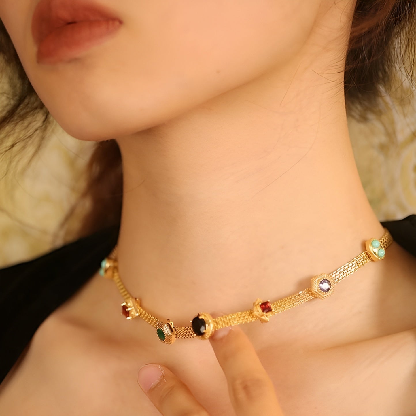 Fay™ | Halsband med Ädelstenar