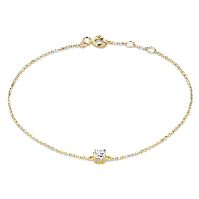 Cléa Moissanite-armband i guld