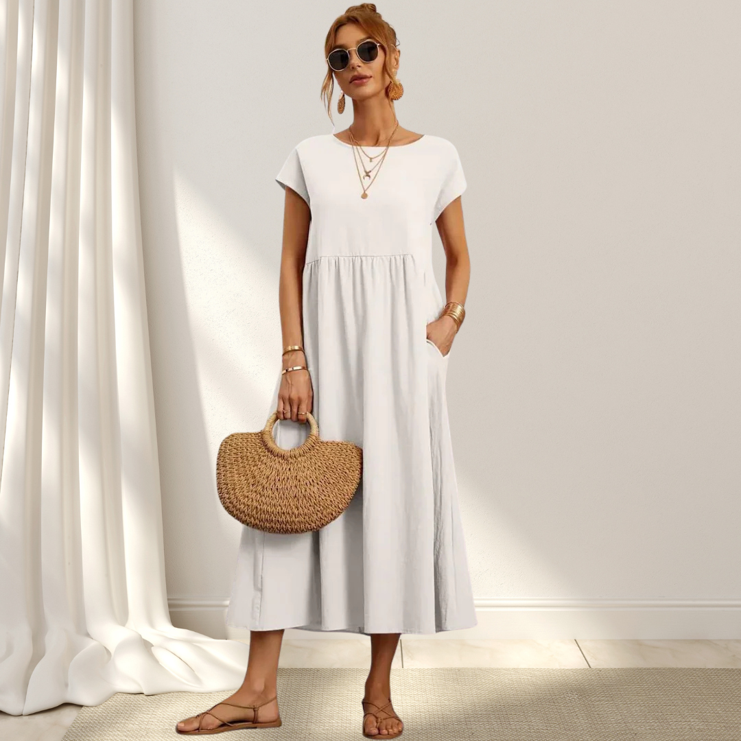 Elin™ | Lätt och elegant sommarklänning