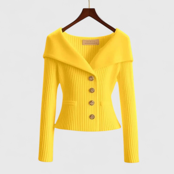 Elvira™ | Elegant och feminin stickad tröja