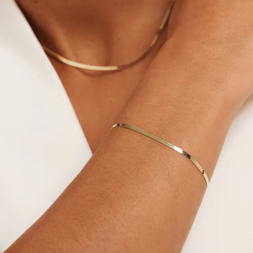Soleil Serpent-armband i guld