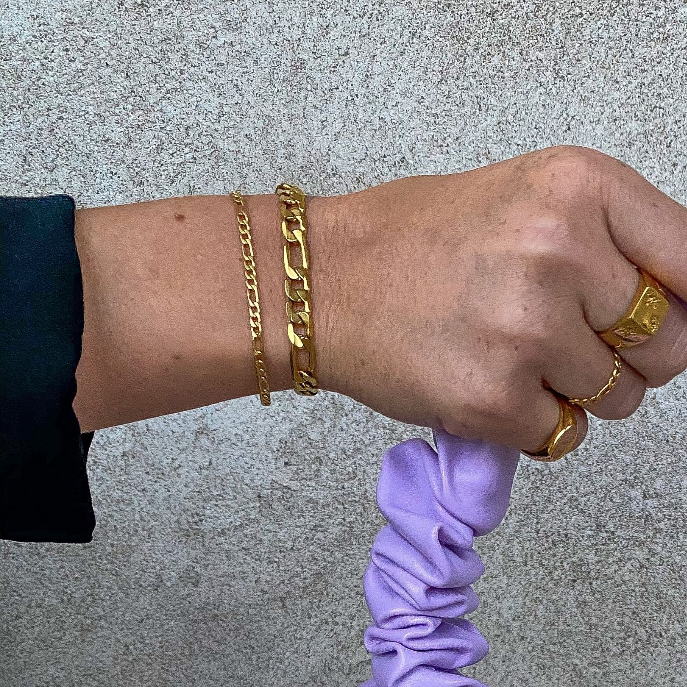 Gigi Armband – 18K Guldpläterad, 7 mm