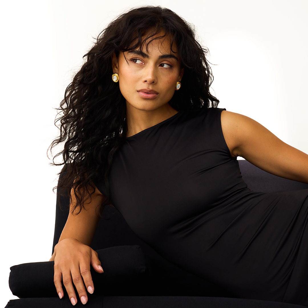 Giselle Pärlörhängen i guld