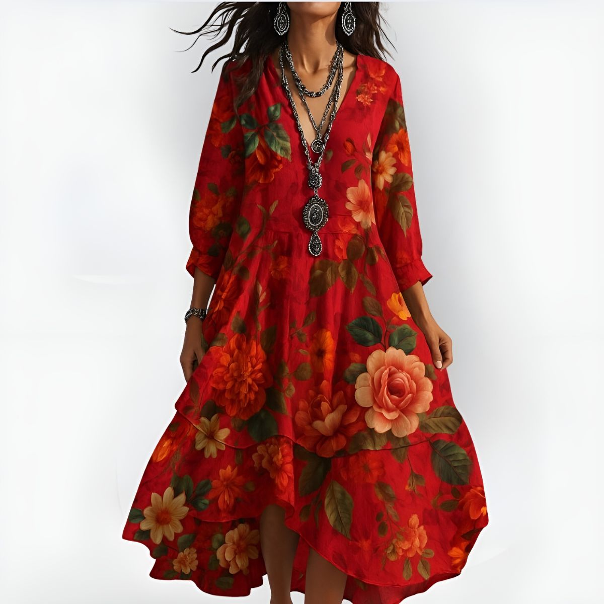 Malvina™ | Vintage Boho Klänning