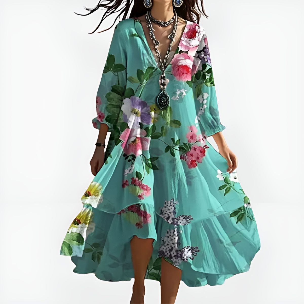 Malvina™ | Vintage Boho Klänning