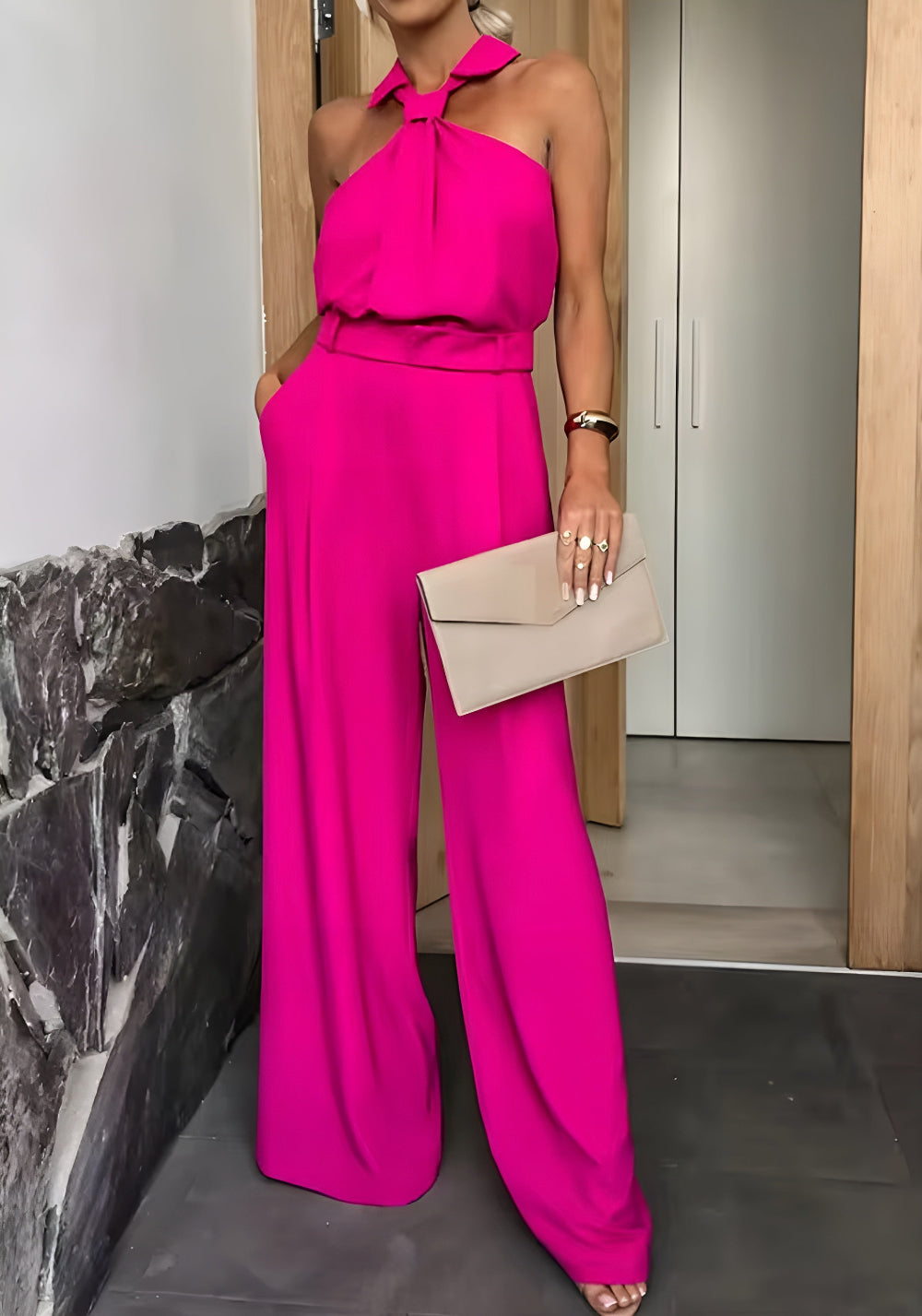 Marit™ | Snygg Jumpsuit med Vida Ben