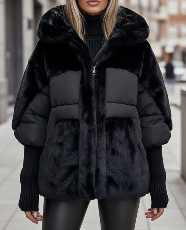 Lena | Stilfull dunjacka med huva