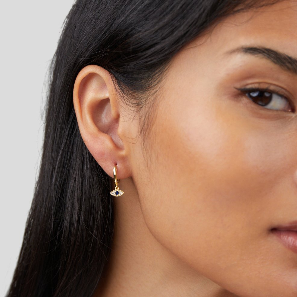 Sie Örhänge med ögon