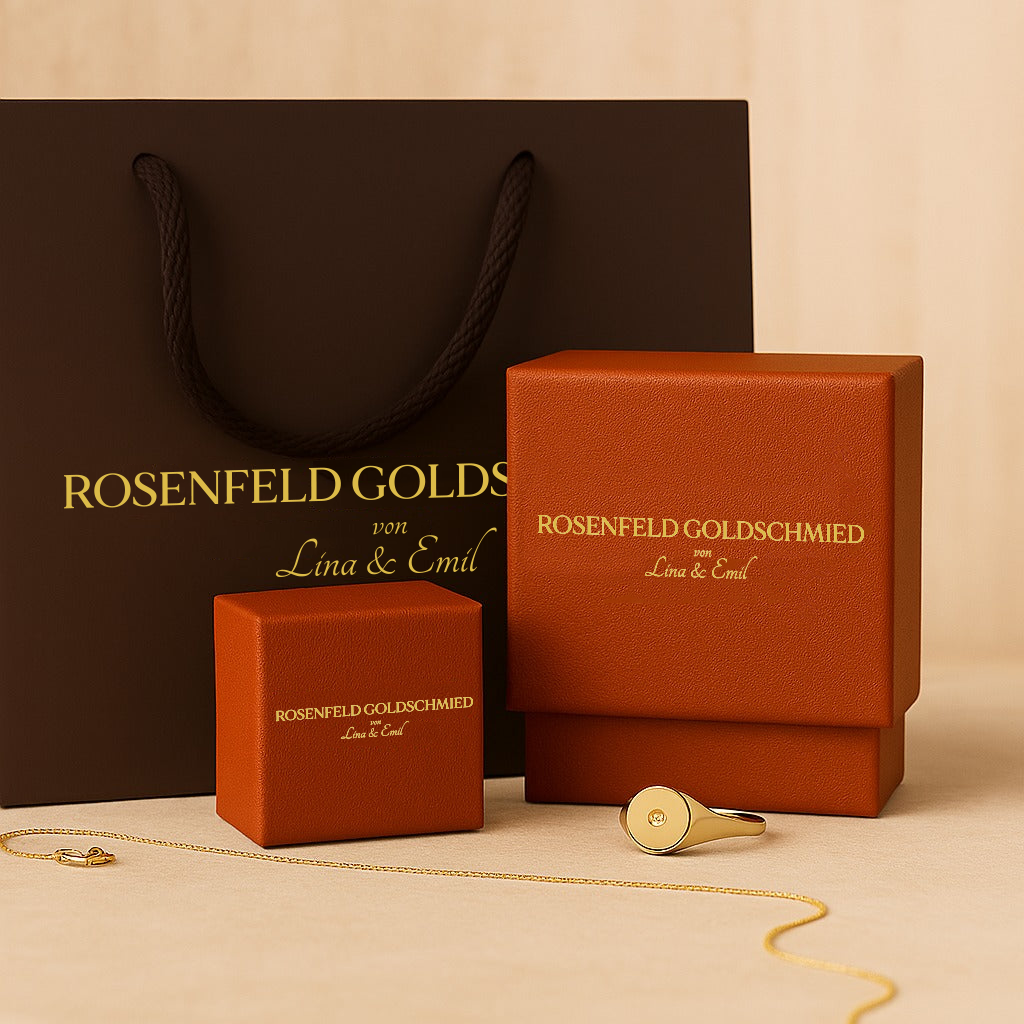 Gia statement-ringar i guld