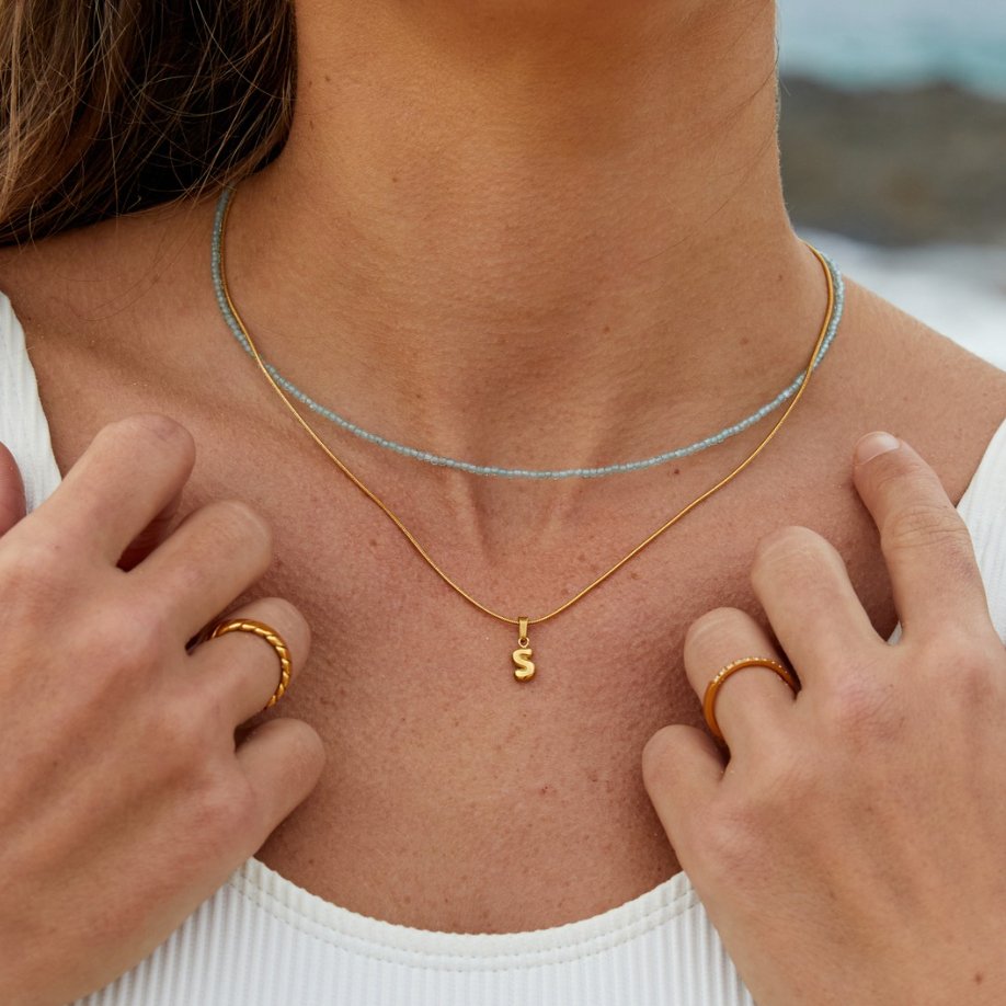 Chic Bubbelbokstavhalsband