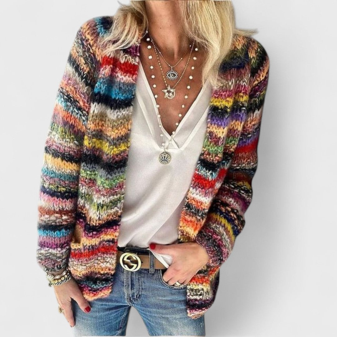 Anita™ | Mysig flerfärgad cardigan