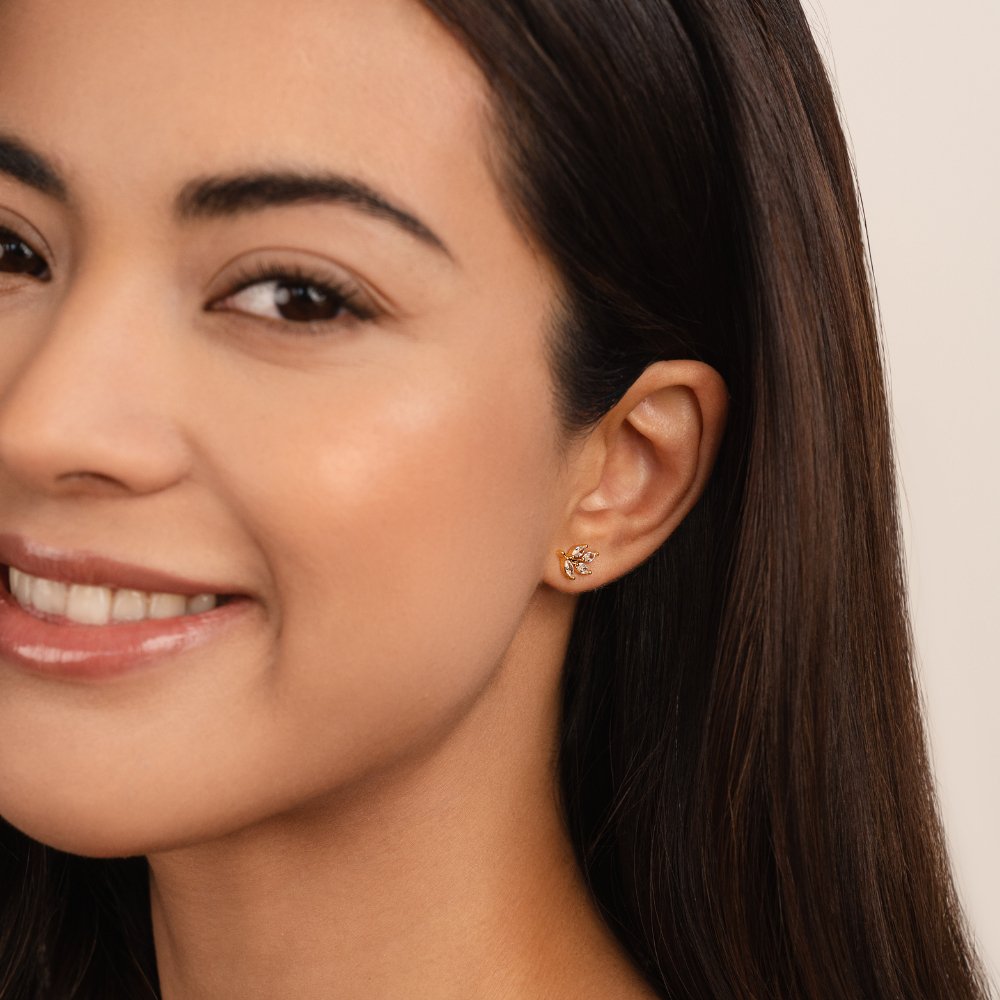 Kristall Chic Bladörhängen