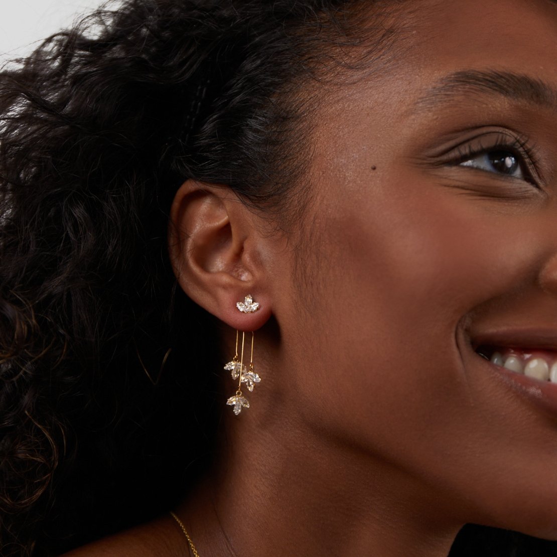 Eleganta Vattenfall Örhängen