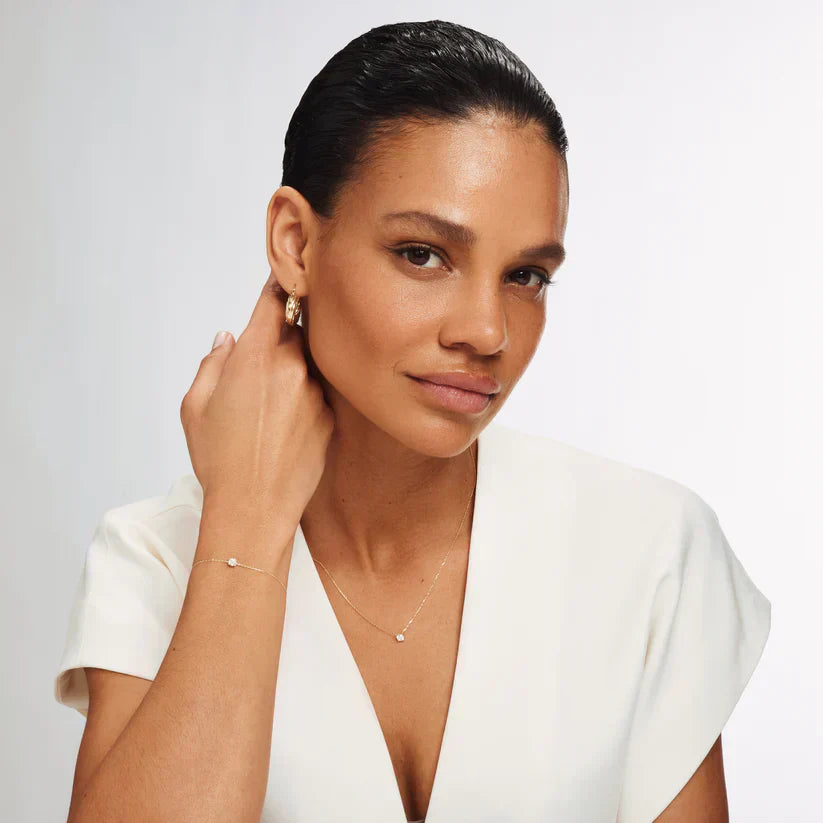 Cléa Moissanite-armband i guld