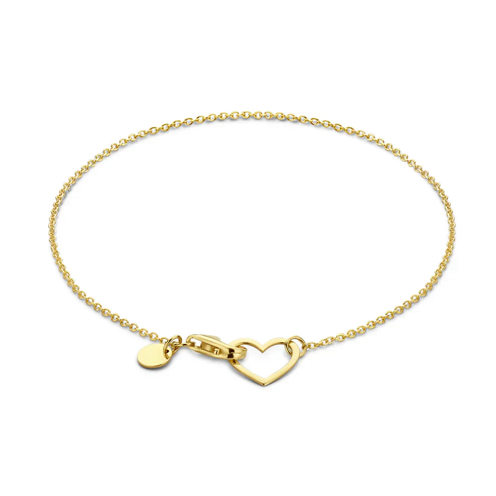 Lilou Coeur-armband i guld