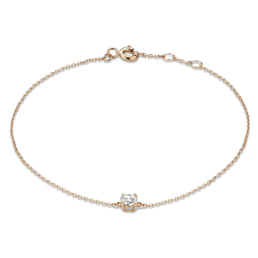 Cléa Moissanite-armband i guld