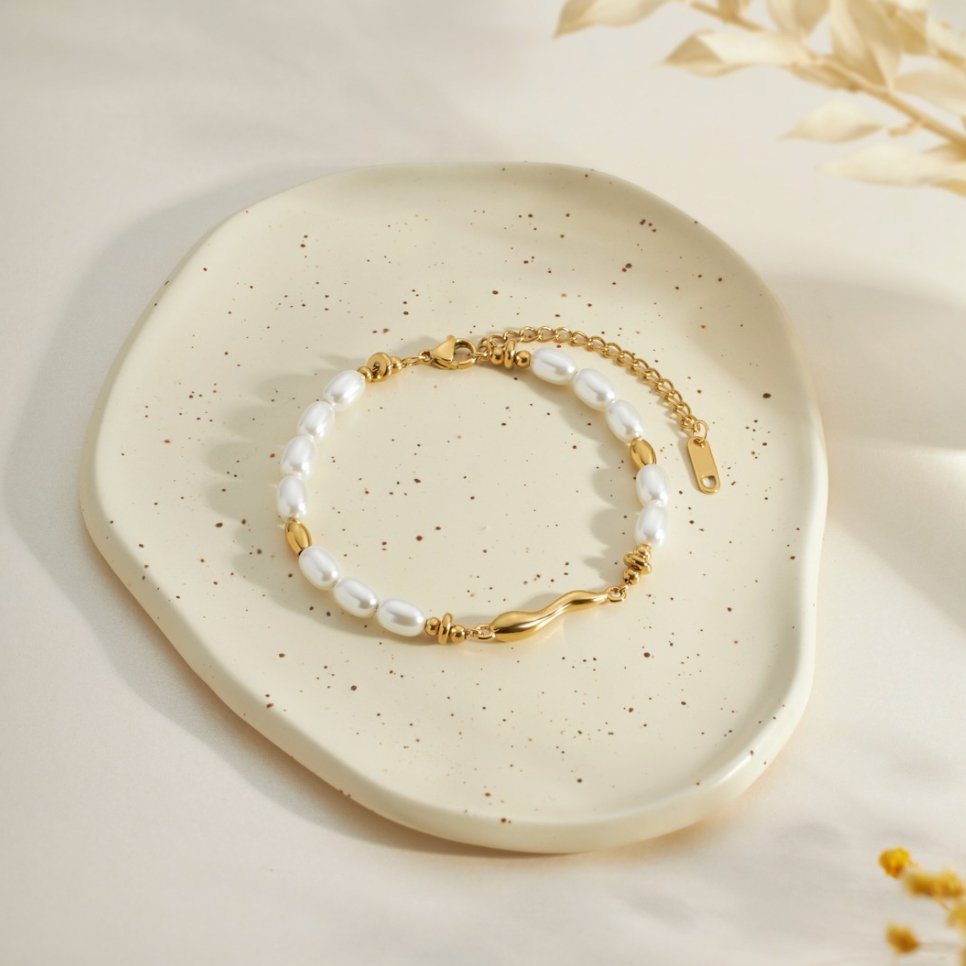 Lov sötvattenspärlarmband