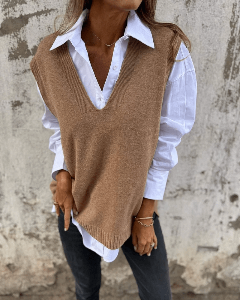 Nola™ | Chict stickat damkoft