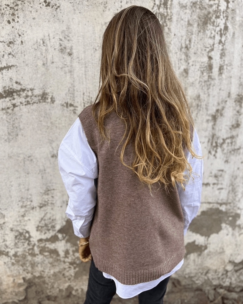 Nola™ | Chict stickat damkoft